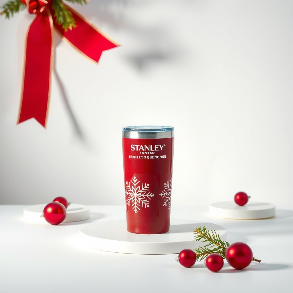 Stanley Quencher Holiday — Cranberry